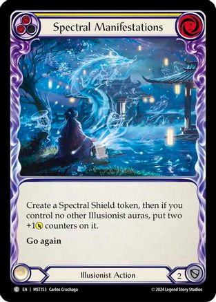 Spectral Manifestations (Yellow) (MST153) [Part the Mistveil] Rainbow Foil - Deck Out Gaming
