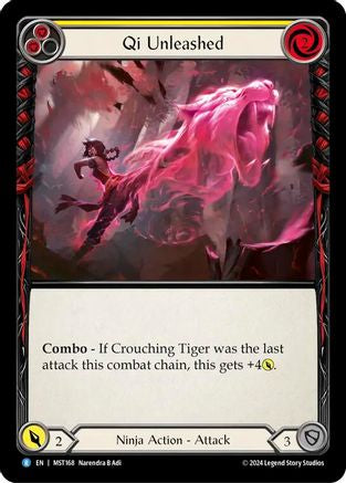 Qi Unleashed (Yellow) (MST168) [Part the Mistveil] - Deck Out Gaming