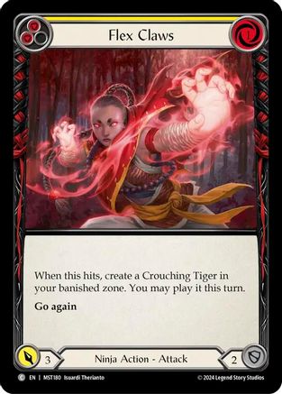 Flex Claws (Yellow) (MST180) [Part the Mistveil] - Deck Out Gaming