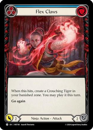 Flex Claws (Blue) (MST181) [Part the Mistveil] - Deck Out Gaming