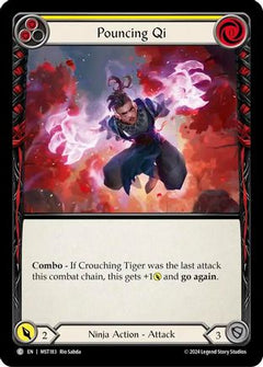 Pouncing Qi (Yellow) (MST183) [Part the Mistveil] - Deck Out Gaming