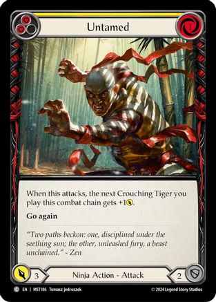 Untamed (Yellow) (MST186) [Part the Mistveil] - Deck Out Gaming