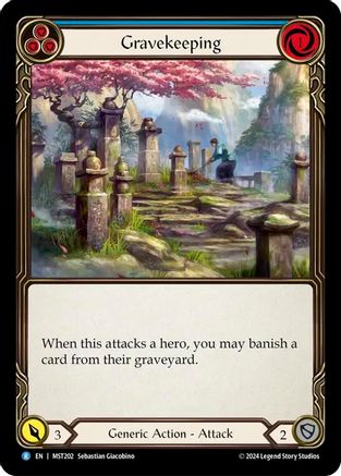 Gravekeeping (Blue) (MST202) [Part the Mistveil] - Deck Out Gaming