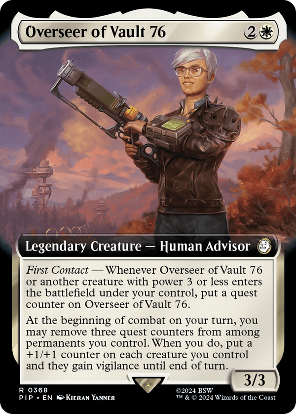 Overseer of Vault 76 (Extended Art) (368) [Fallout] foil - Deck Out Gaming