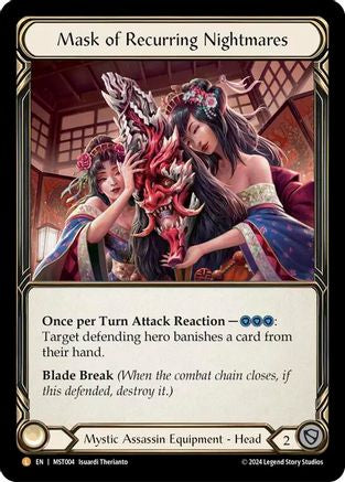 Mask of Recurring Nightmares (MST004) [Part the Mistveil] Cold Foil - Deck Out Gaming
