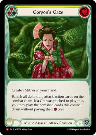 Gorgon's Gaze (MST008) [Part the Mistveil] Rainbow Foil - Deck Out Gaming