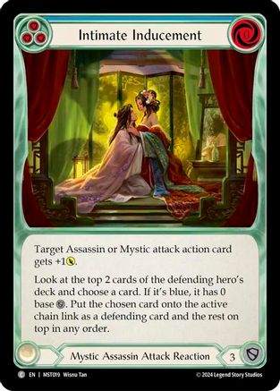Intimate Inducement (Blue) (MST019) [Part the Mistveil] - Deck Out Gaming