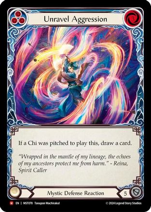 Unravel Aggression (MST078) [Part the Mistveil] - Deck Out Gaming