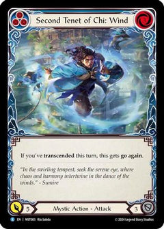 Second Tenet of Chi: Wind (MST083) [Part the Mistveil] Rainbow Foil - Deck Out Gaming