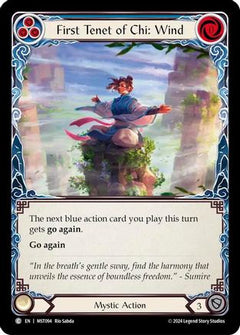 First Tenet of Chi: Wind (MST094) [Part the Mistveil] Rainbow Foil - Deck Out Gaming