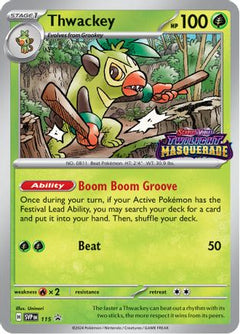 Thwackey - 115 (115) [SV: Scarlet & Violet Promo Cards] Holofoil - Deck Out Gaming