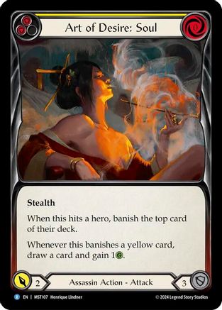 Art of Desire: Soul (MST107) [Part the Mistveil] Rainbow Foil - Deck Out Gaming