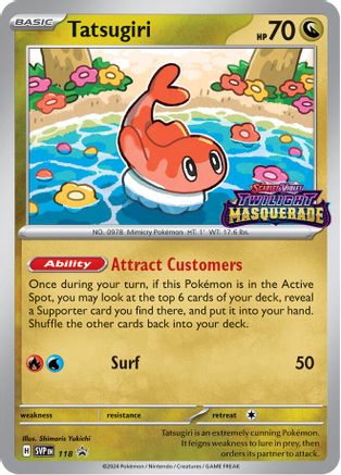 Tatsugiri - 118 (118) [SV: Scarlet & Violet Promo Cards] Holofoil - Deck Out Gaming