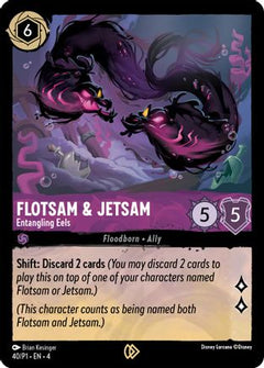 Flotsam & Jetsam - Entangling Eels (40) [Disney Lorcana Promo Cards] Cold Foil - Deck Out Gaming