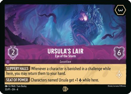 Ursula's Lair - Eye of the Storm (35) [Disney Lorcana Promo Cards] Cold Foil - Deck Out Gaming