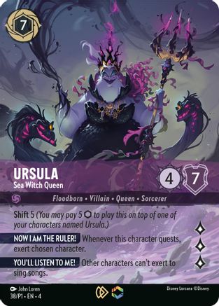 Ursula - Sea Witch Queen (Store Championship) (38) [Disney Lorcana Promo Cards] Holofoil - Deck Out Gaming