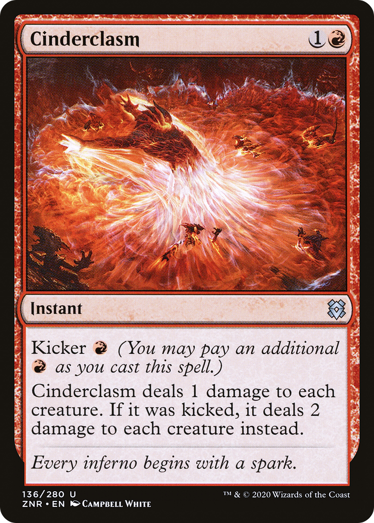 Cinderclasm (136) [Zendikar Rising] - Deck Out Gaming