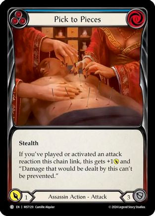 Pick to Pieces (Blue) (MST129) [Part the Mistveil] - Deck Out Gaming