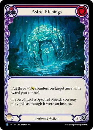 Astral Etchings (Red) (MST134) [Part the Mistveil] - Deck Out Gaming