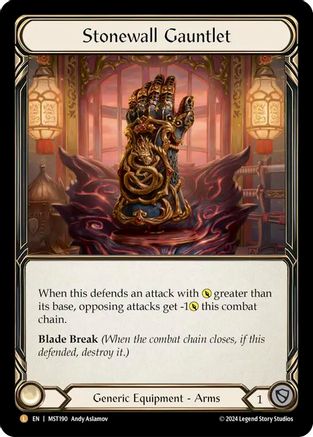 Stonewall Gauntlet (MST190) [Part the Mistveil] Rainbow Foil - Deck Out Gaming