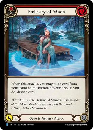 Emissary of Moon (MST197) [Part the Mistveil] Rainbow Foil - Deck Out Gaming