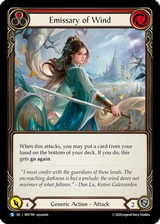 Emissary of Wind (MST199) [Part the Mistveil] Rainbow Foil - Deck Out Gaming