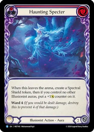 Haunting Specter (Red) (MST140) [Part the Mistveil] - Deck Out Gaming