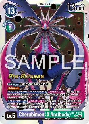 Cherubimon (X Antibody) (BT16-079) [Beginning Observer Pre-Release Cards] Foil - Deck Out Gaming