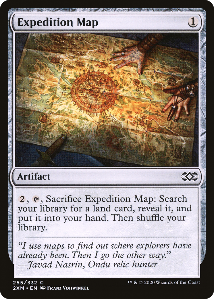 Expedition Map (255) [Double Masters] foil - Deck Out Gaming