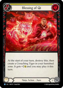 Blessing of Qi (Yellow) (MST171) [Part the Mistveil] - Deck Out Gaming