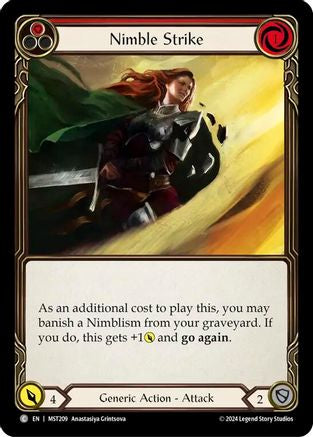 Nimble Strike (Red) (MST209) [Part the Mistveil] - Deck Out Gaming