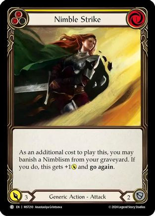 Nimble Strike (Yellow) (MST210) [Part the Mistveil] - Deck Out Gaming