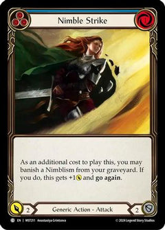Nimble Strike (Blue) (MST211) [Part the Mistveil] - Deck Out Gaming