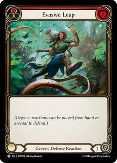 Evasive Leap (Red) (MST218) [Part the Mistveil] Rainbow Foil - Deck Out Gaming