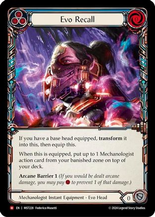 Evo Recall (MST228) [Part the Mistveil] Cold Foil - Deck Out Gaming