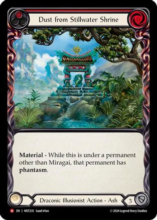 Dust from Stillwater Shrine (MST235) [Part the Mistveil] - Deck Out Gaming