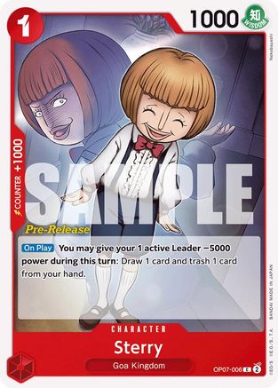 Sterry (OP07-006) [500 Years in the Future Pre-Release Cards] - Deck Out Gaming
