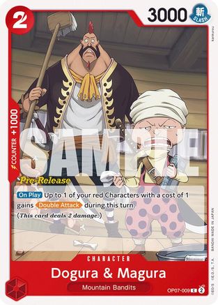 Dogura & Magura (OP07-009) [500 Years in the Future Pre-Release Cards] - Deck Out Gaming