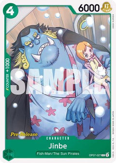Jinbe (027) (OP07-027) [500 Years in the Future Pre-Release Cards] - Deck Out Gaming