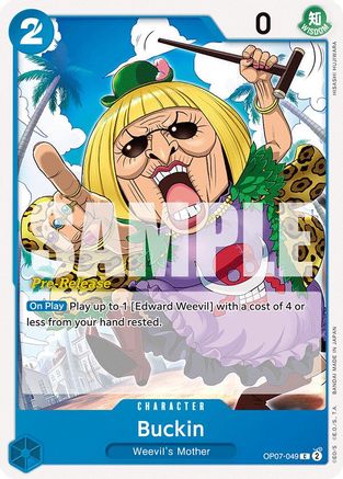 Buckin (OP07-049) [500 Years in the Future Pre-Release Cards] - Deck Out Gaming