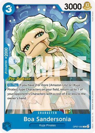 Boa Sandersonia (OP07-050) [500 Years in the Future Pre-Release Cards] - Deck Out Gaming