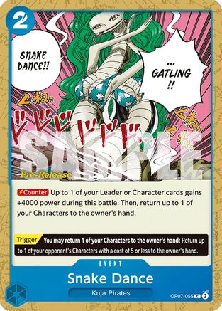 Snake Dance (OP07-055) [500 Years in the Future Pre-Release Cards] - Deck Out Gaming
