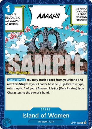 Island of Women (OP07-058) [500 Years in the Future Pre-Release Cards] - Deck Out Gaming