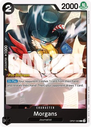 Morgans (OP07-090) [500 Years in the Future Pre-Release Cards] - Deck Out Gaming