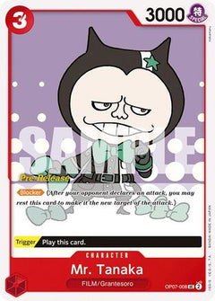 Mr. Tanaka (OP07-008) [500 Years in the Future Pre-Release Cards] - Deck Out Gaming
