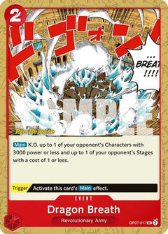 Dragon Breath (OP07-017) [500 Years in the Future Pre-Release Cards] - Deck Out Gaming