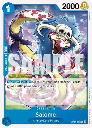 Salome (OP07-043) [500 Years in the Future Pre-Release Cards] - Deck Out Gaming