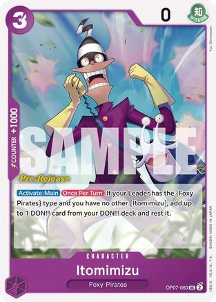 Itomimizu (OP07-060) [500 Years in the Future Pre-Release Cards] - Deck Out Gaming