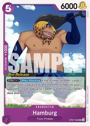Hamburg (OP07-068) [500 Years in the Future Pre-Release Cards] - Deck Out Gaming