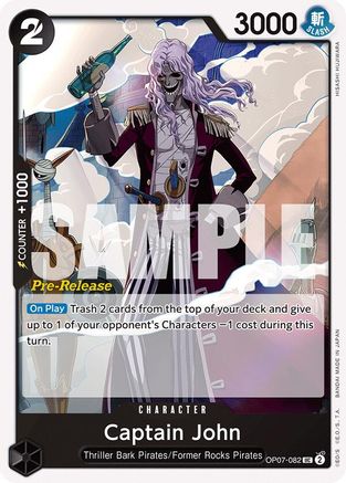 Captain John (OP07-082) [500 Years in the Future Pre-Release Cards] - Deck Out Gaming